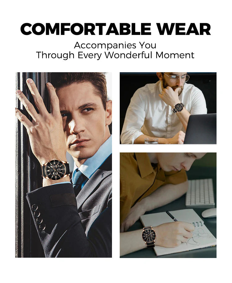 💎Men's Waterproof Multifunctional Quartz Watch