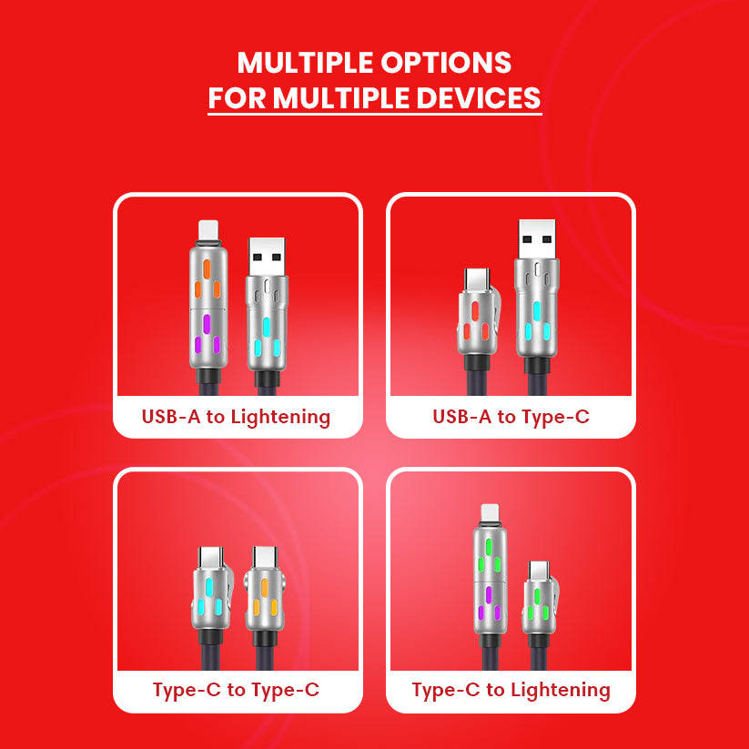 4 in 1 Multi USB Charging Cable(Buy 1 Get 1 Free)