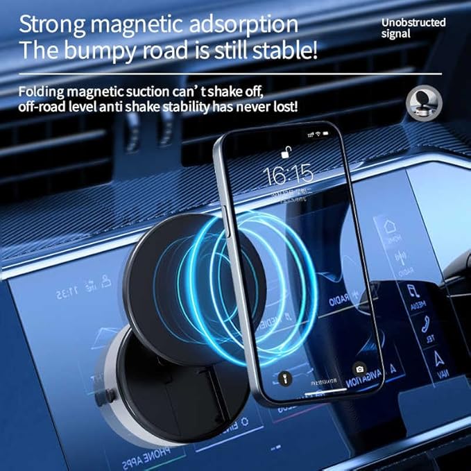 Most Powerfull Magnetic Phone Holder for Car, 360° Rotatable Phone Holder
