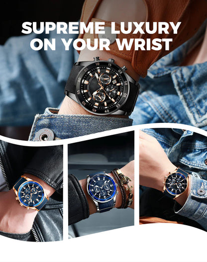 💎Men's Waterproof Multifunctional Quartz Watch