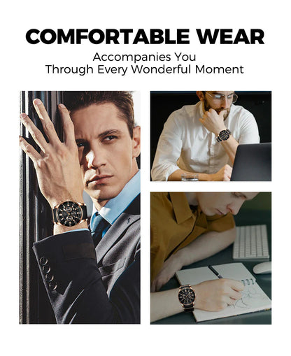 💎Men's Waterproof Multifunctional Quartz Watch